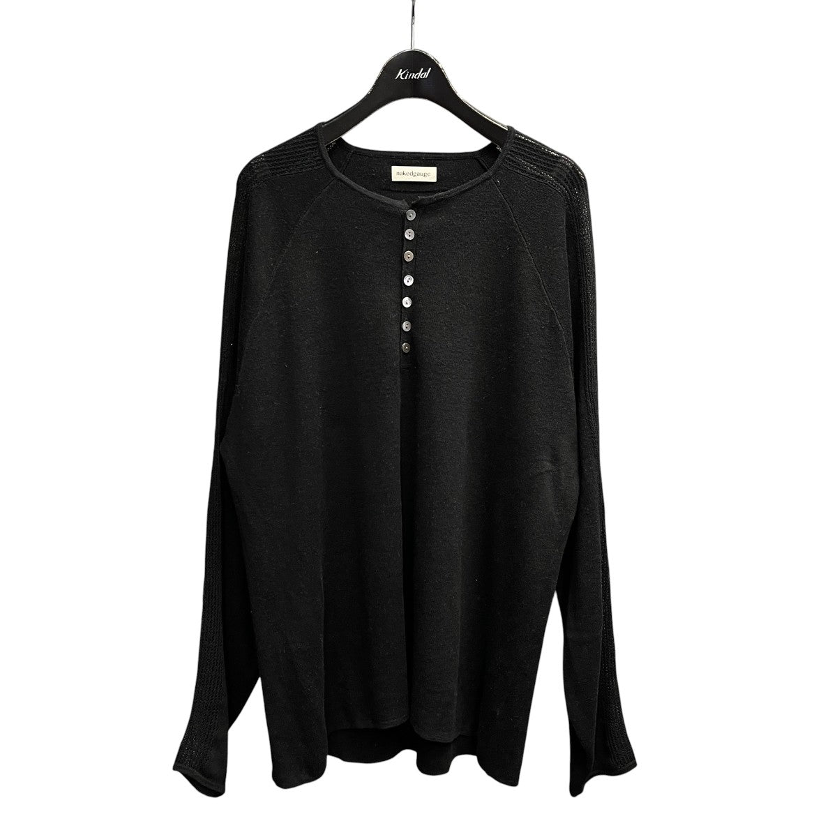 GLEANER SHIRTヘンリーネックカットソーN0029