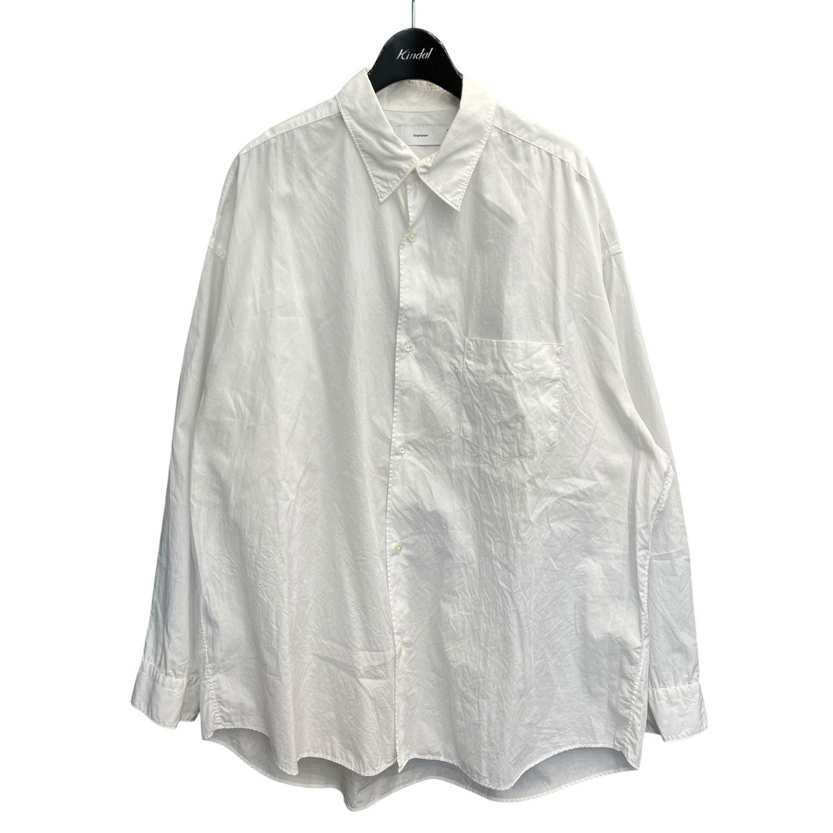 24SSBroad L S Oversized Regular Collar Shirt長袖シャツSM241-50001B