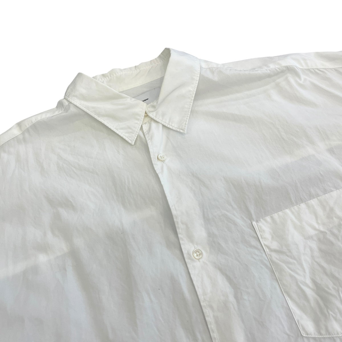 24SSBroad L S Oversized Regular Collar Shirt長袖シャツSM241-50001B
