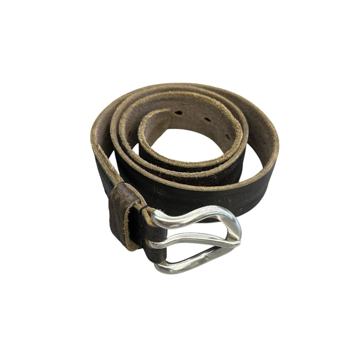 3．5CM BELT SOFT COAL TORN BOVINベルト