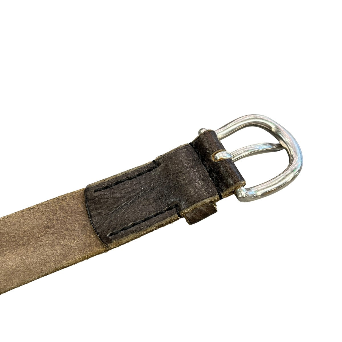 3．5CM BELT SOFT COAL TORN BOVINベルト