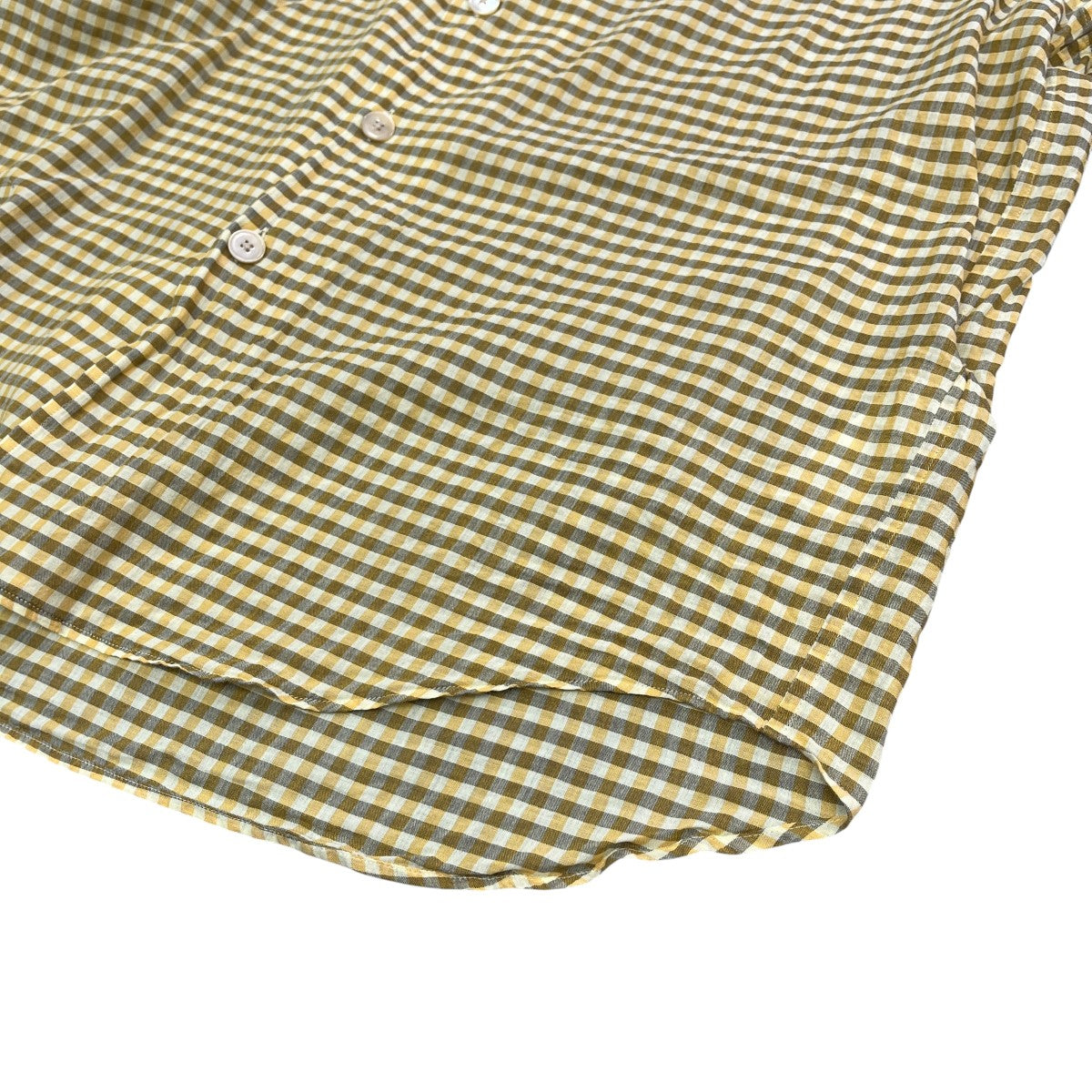 AURALEE 26SSAIRY LIGHT COTTON CHECK HALF SLEEVED SHIRT半袖チェックシャツA26SS02GC 古着・中古-5枚目のアイテム画像