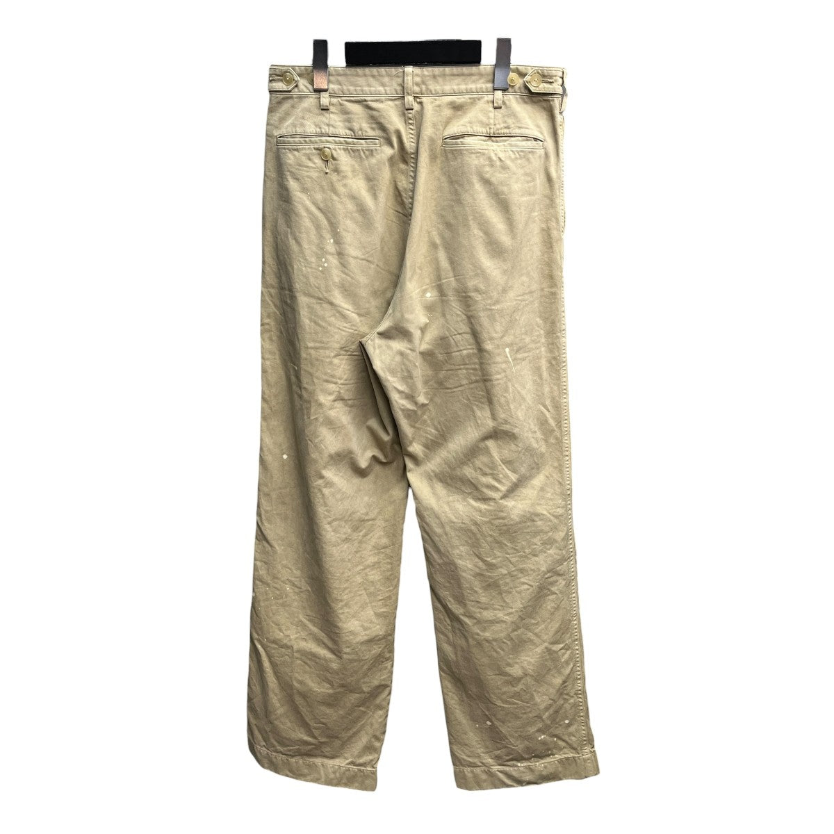 AURALEE 26SSGARMENT-DYED FINX LIGHT CHINO ONE-TUCK WIDE PANTSチノパンA26SP02LF 古着・中古-2枚目のアイテム画像