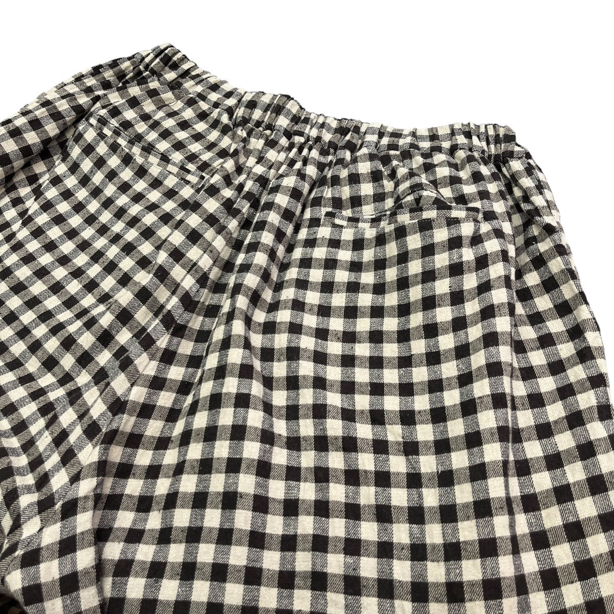 YOKOSAKAMOTO 26SSBaggy Easy Pants GINGHAMギンガムチェックイージーパンツYS-26SS-58 古着・中古-5枚目のアイテム画像