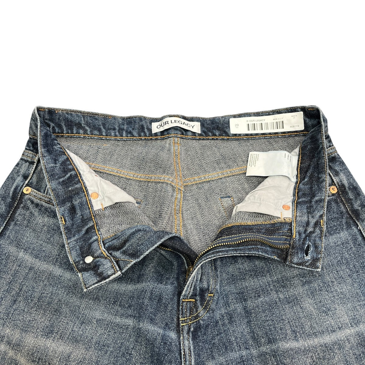 26SSTHIRD CUT DENIM Rocker Storm WashデニムパンツM2265TR