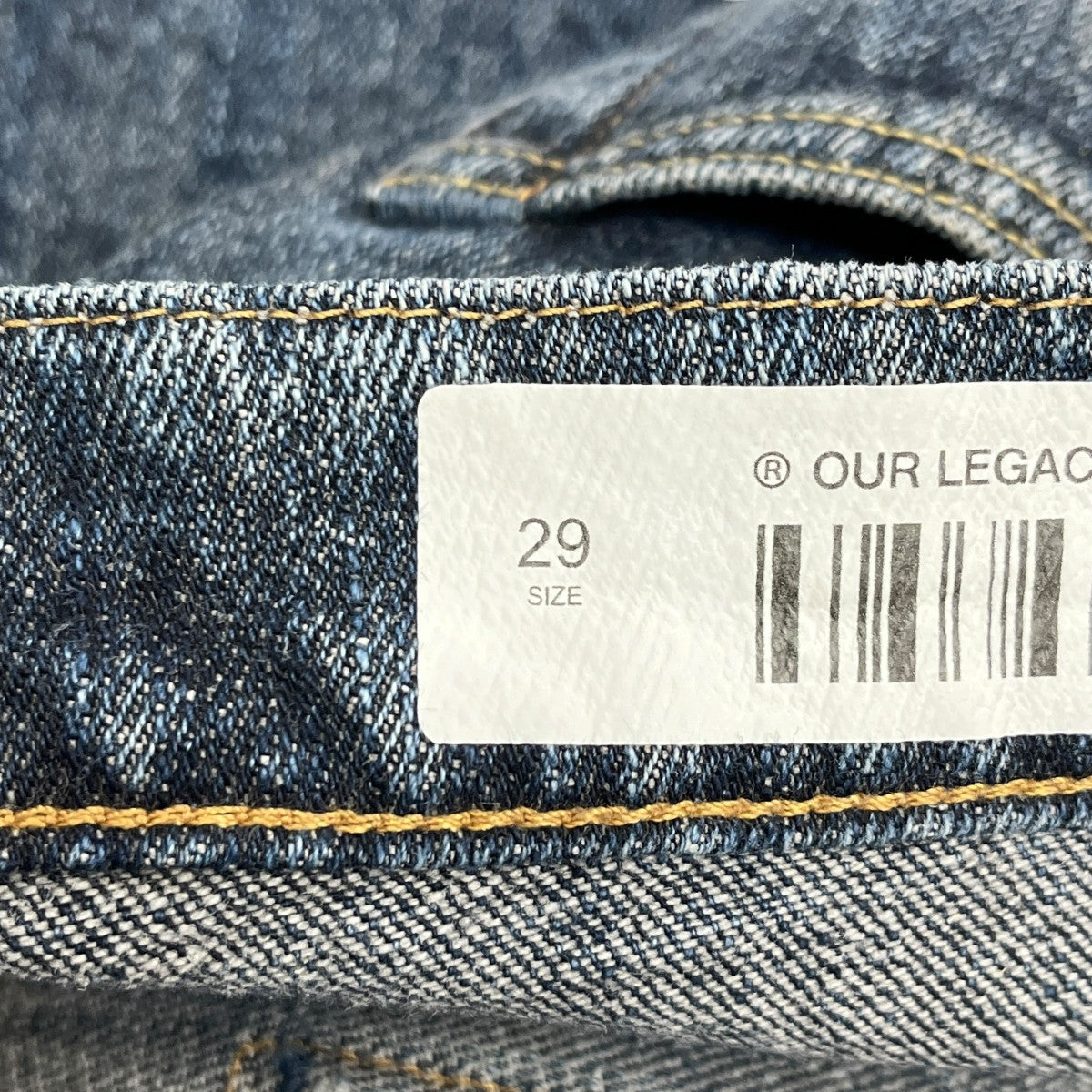 26SSTHIRD CUT DENIM Rocker Storm WashデニムパンツM2265TR