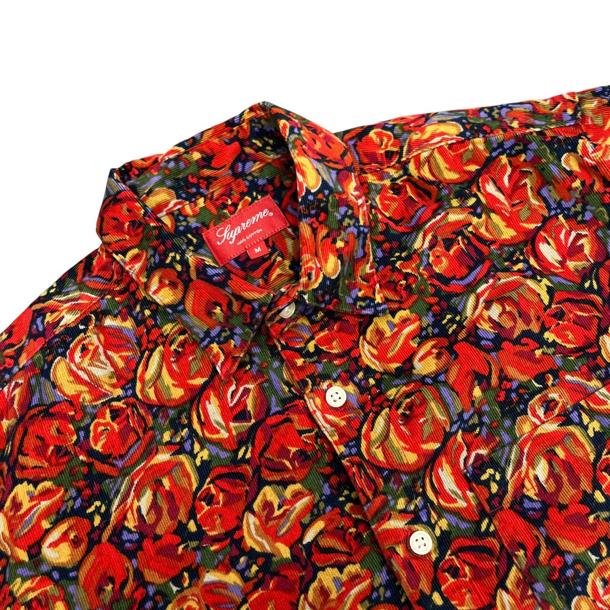 Roses Corduroy Shirtレギュラーカラーシャツ