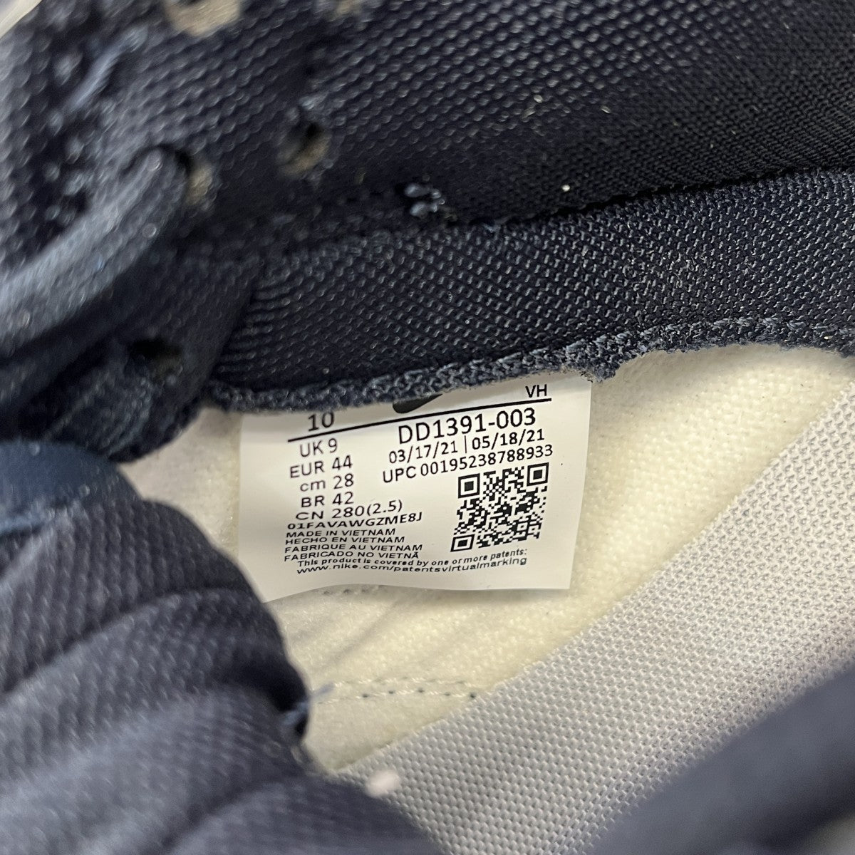 NIKE Dunk Low Championship GreyローカットスニーカーDD1391-003 古着・中古-6枚目のアイテム画像