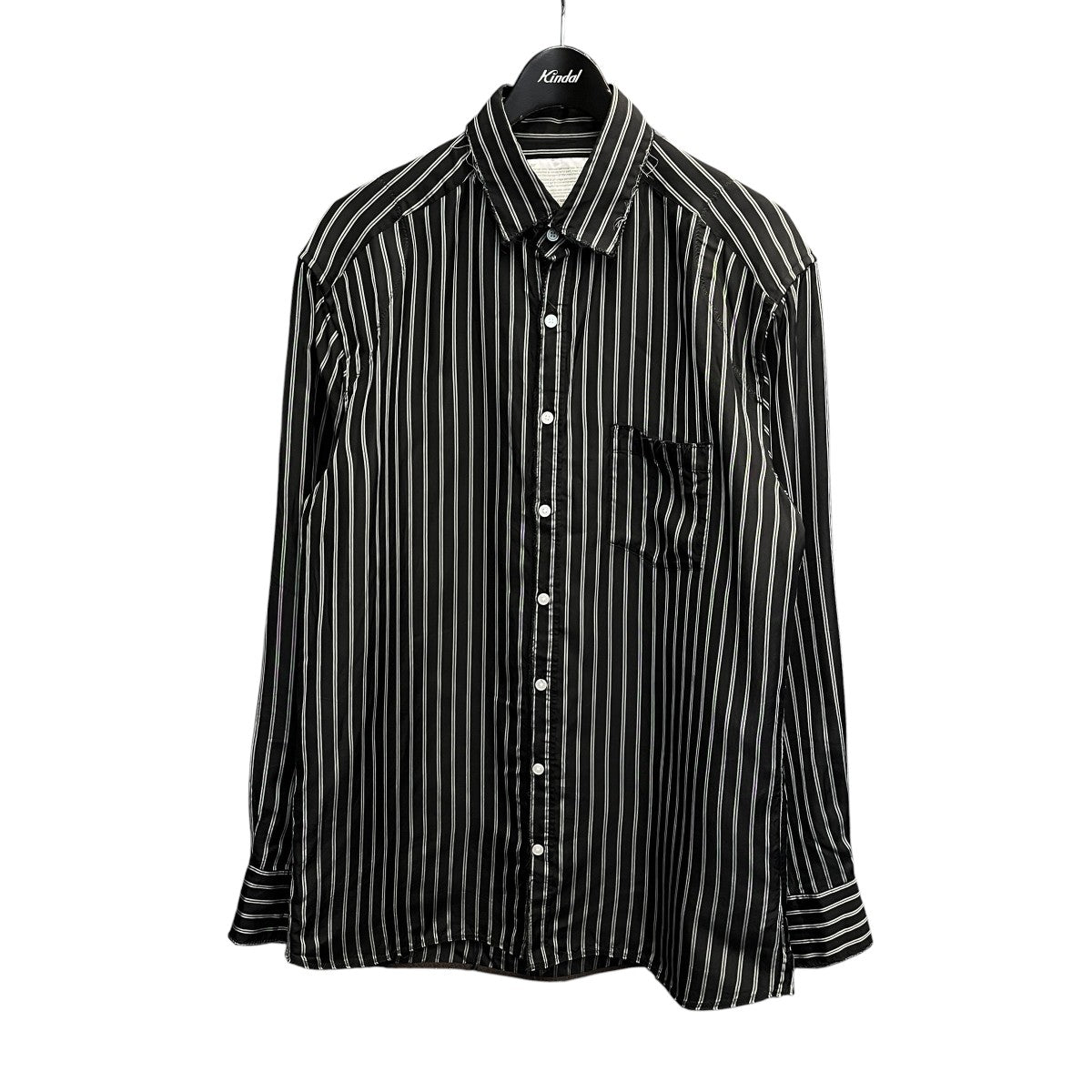 26SSL S SHIRTキュプラストライプシャツ26SCM-B09119