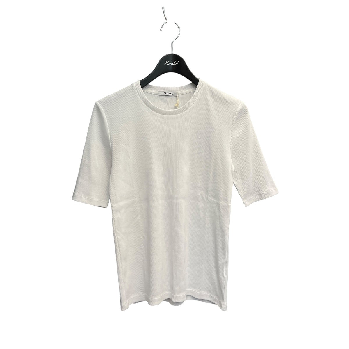 ×スタイリスト佐藤佳菜子 クルーネック リブ Tシャツ半袖カットソーSL9S-T1042