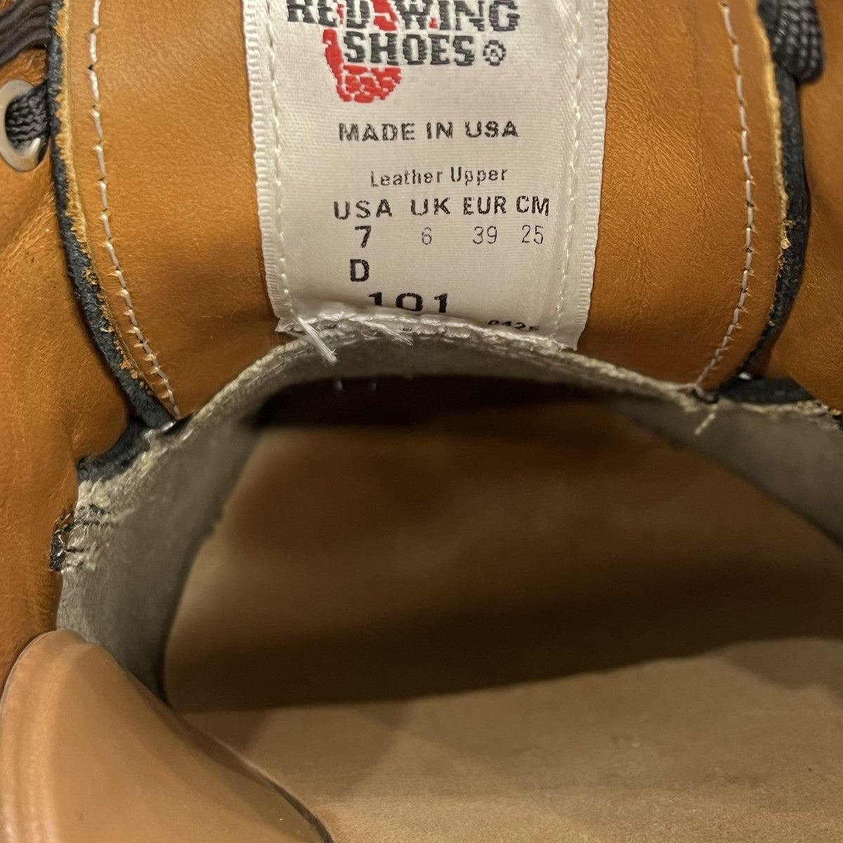 RED WING Postman Oxfordプレーントゥシューズ101 古着・中古-8枚目のアイテム画像