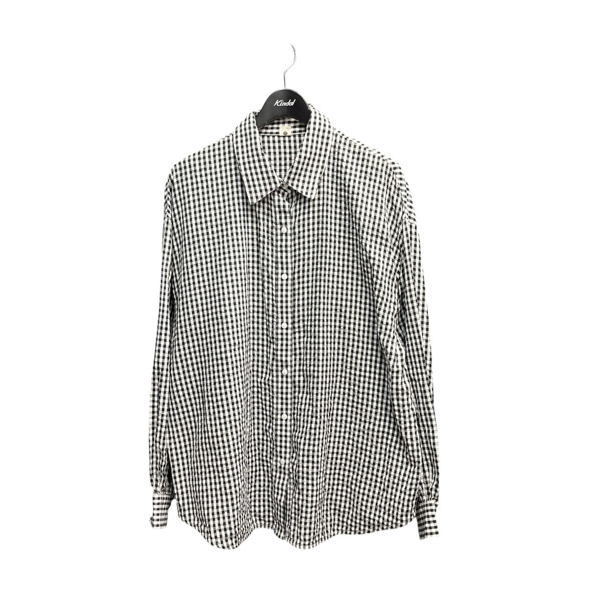 ECO FABRICギンガムチェックルーズシャツギンガムチェックシャツ121515243