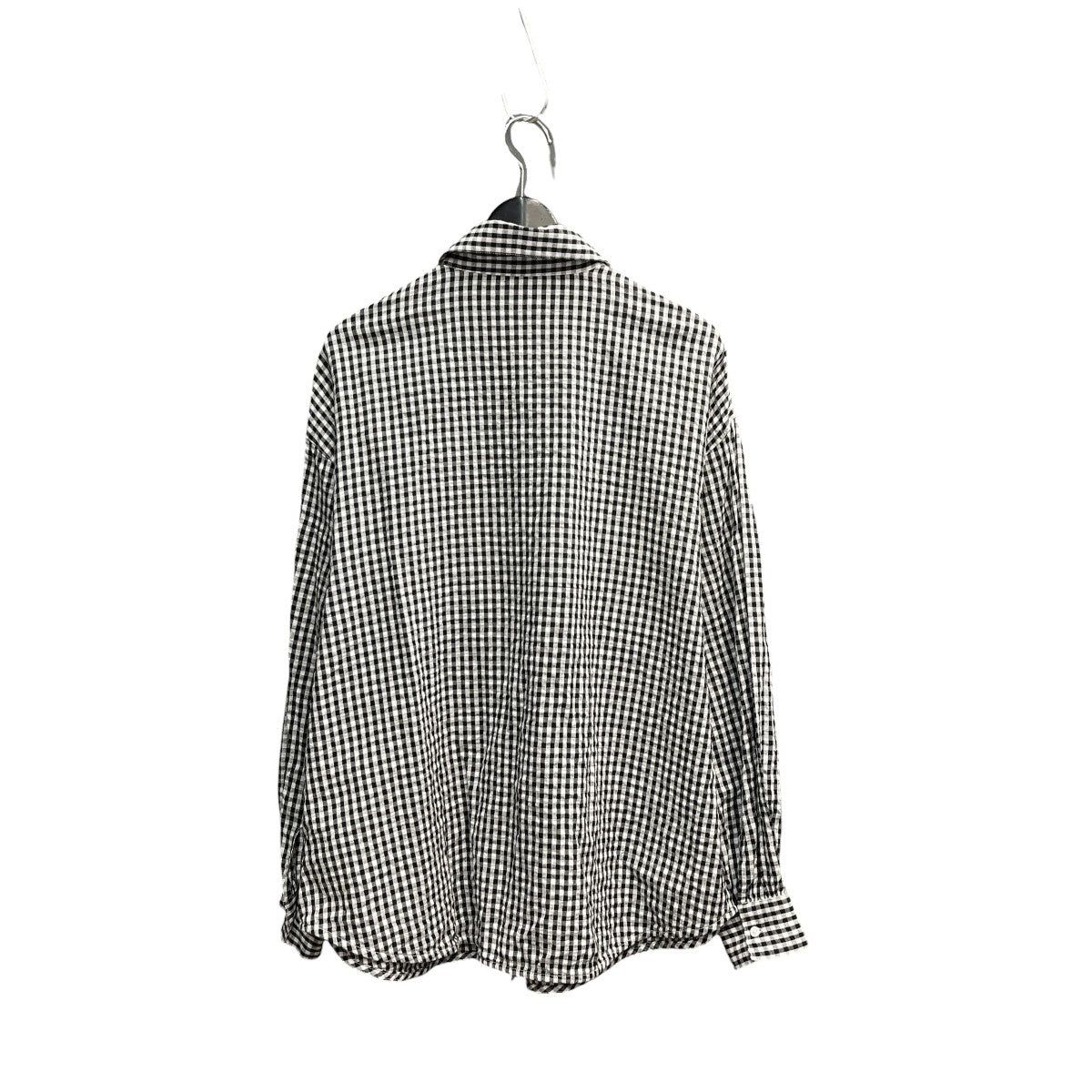 ECO FABRICギンガムチェックルーズシャツギンガムチェックシャツ121515243