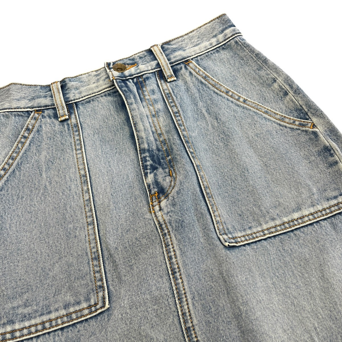 Denimカーゴストレートスカート002330385