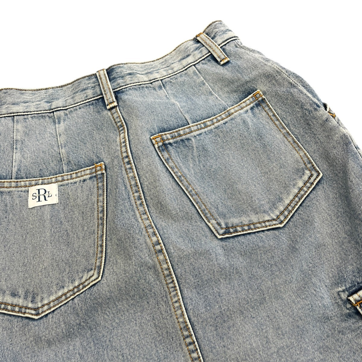 Denimカーゴストレートスカート002330385