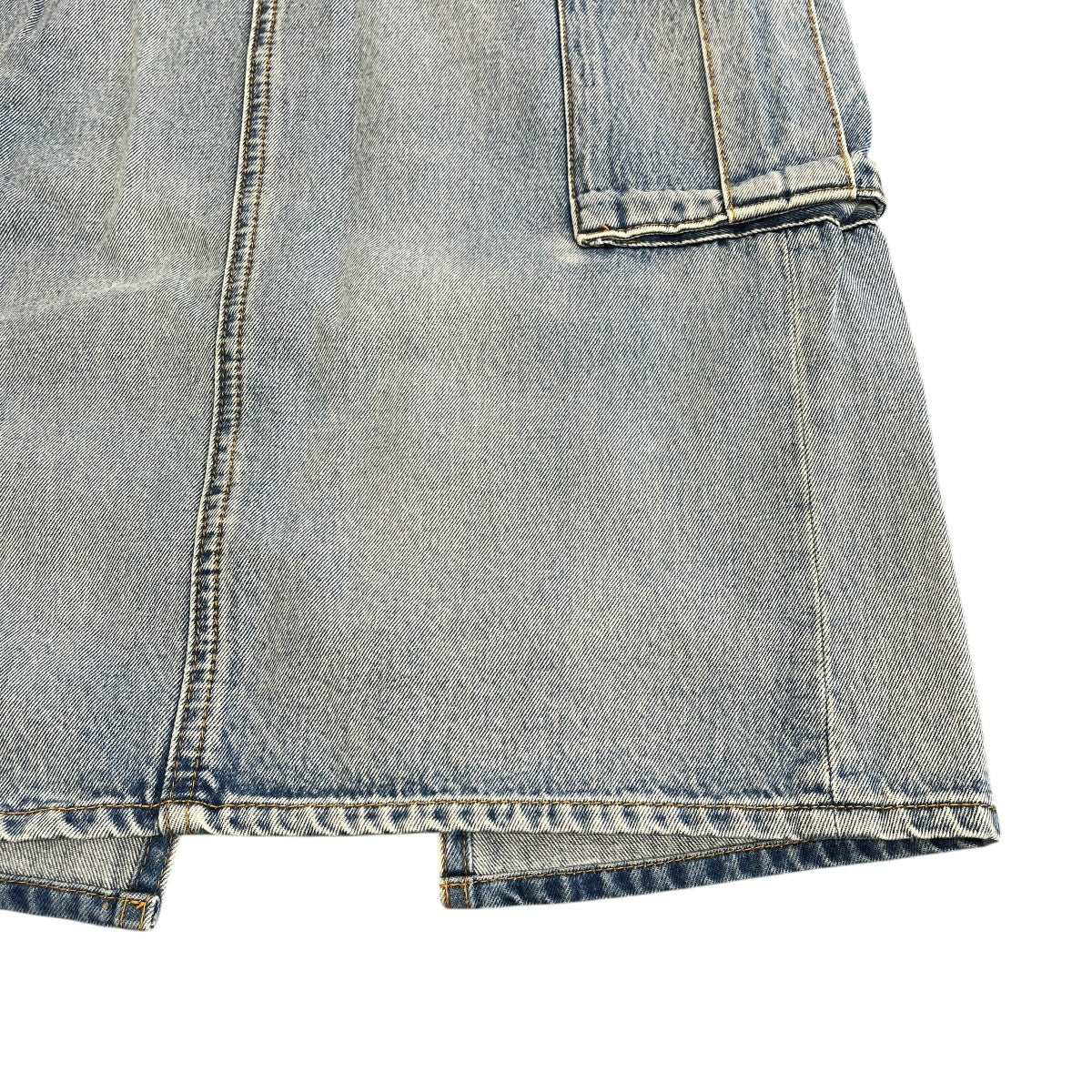 Denimカーゴストレートスカート002330385