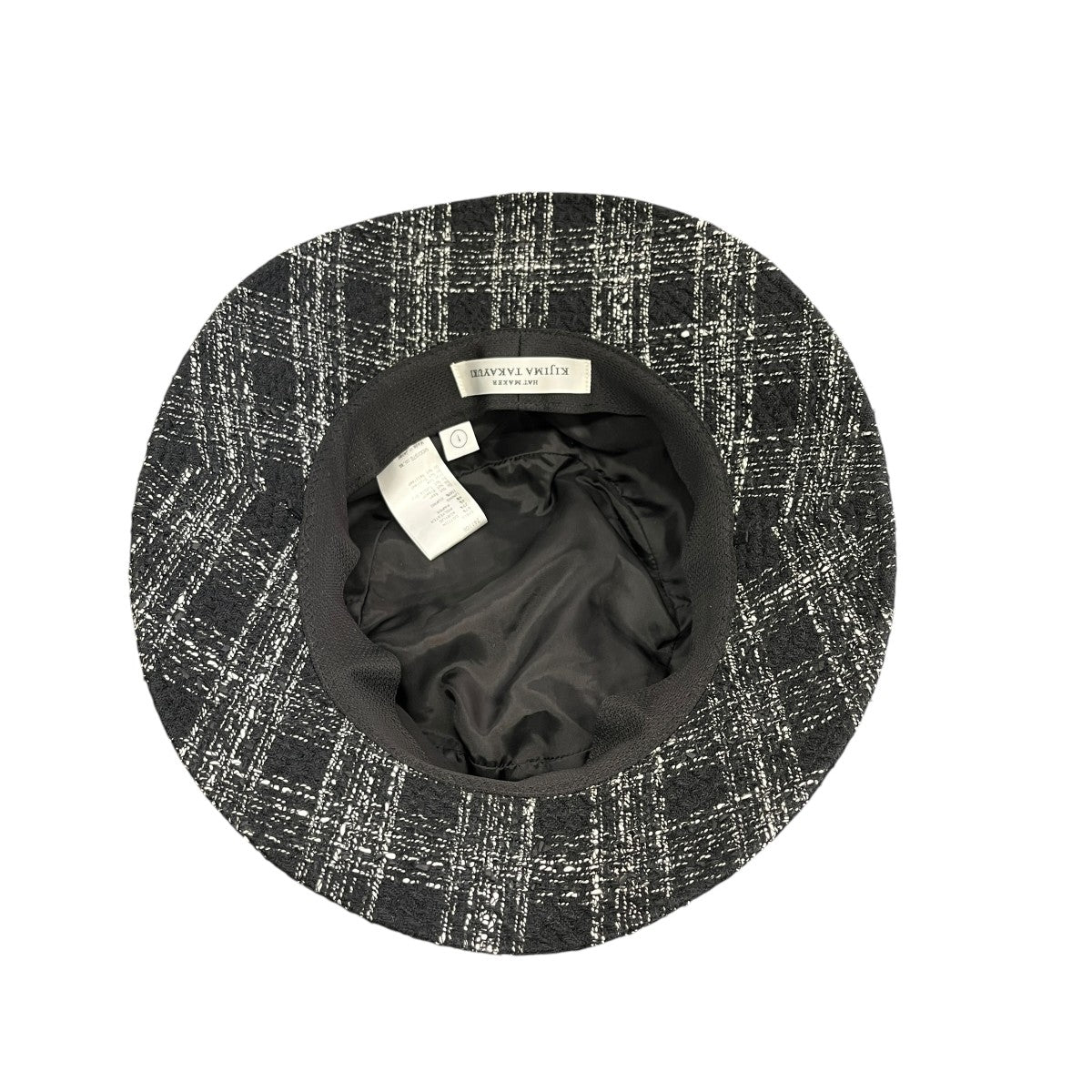 FANCY TWEED BUCKET HATハット241106