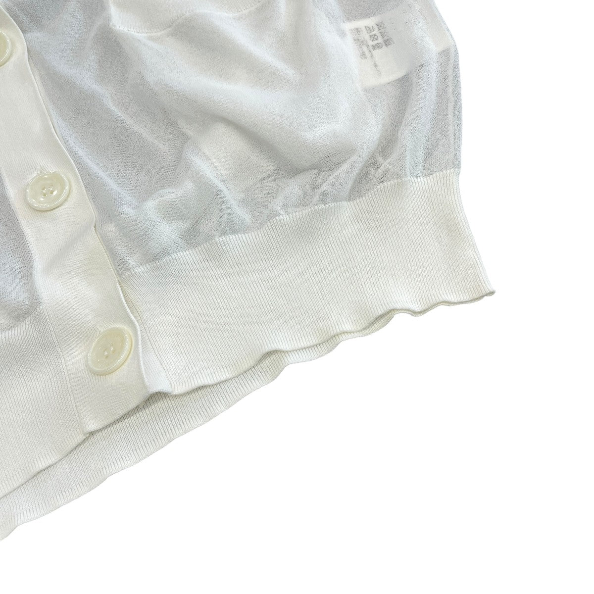 SEE-THROUGH KNIT CARDIGAN4C005-0324-42