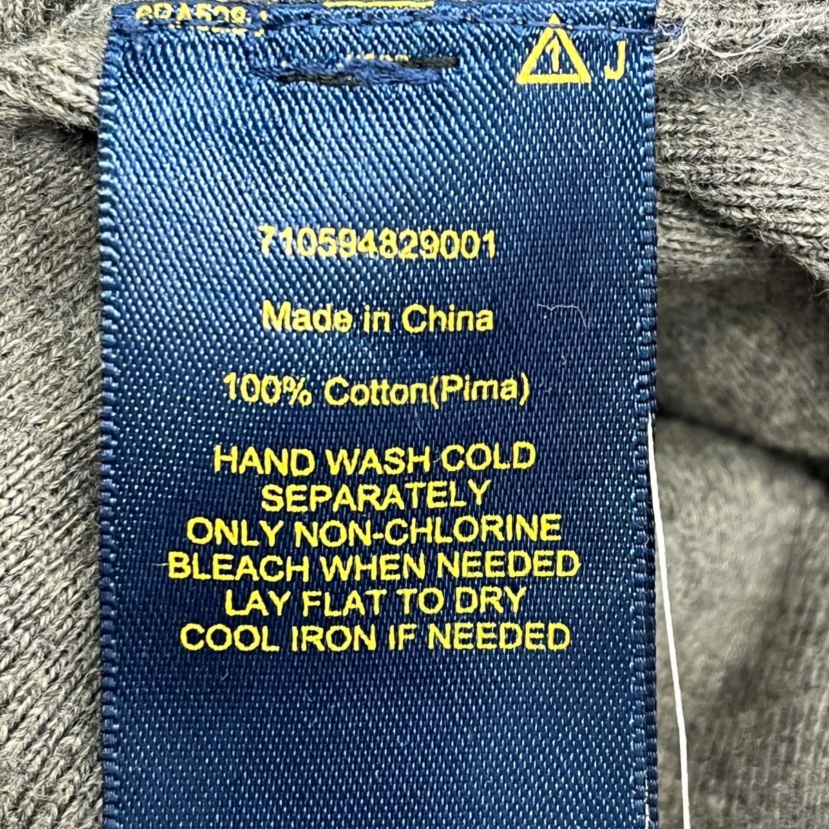 POLO RALPH LAUREN PIMA COTTONVネックニット4700308211 古着・中古-6枚目のアイテム画像