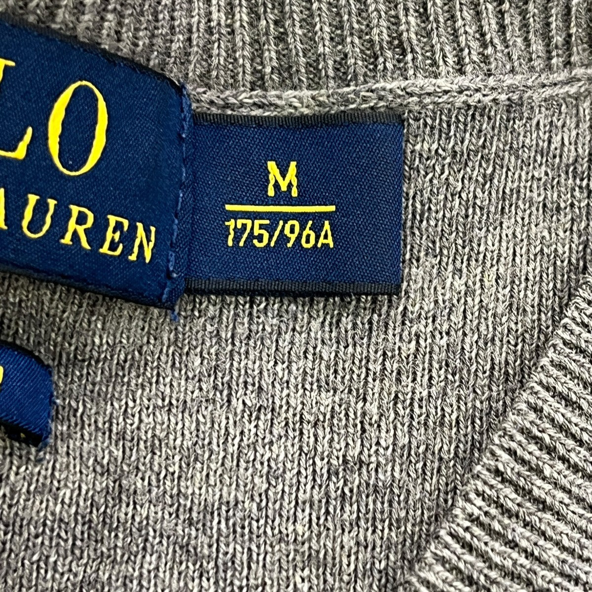 POLO RALPH LAUREN PIMA COTTONVネックニット4700308211 古着・中古-7枚目のアイテム画像