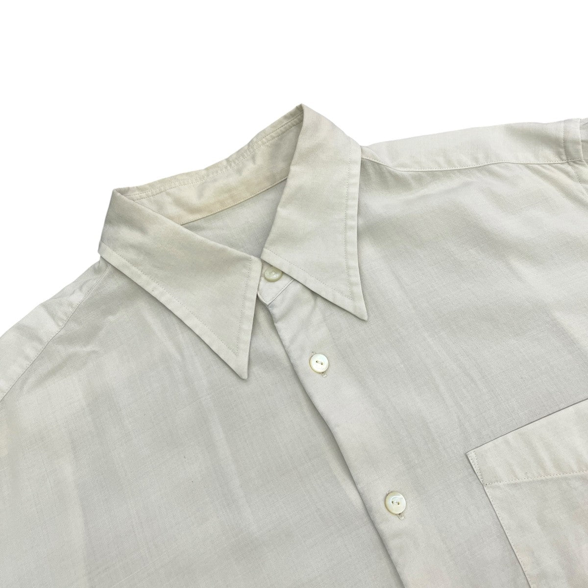 IRENISA 25AWREGULAR COLLAR RELAX FIT SHIRTレギュラーカラーシャツIH-25FW-B045-ETWR 古着・中古-3枚目のアイテム画像