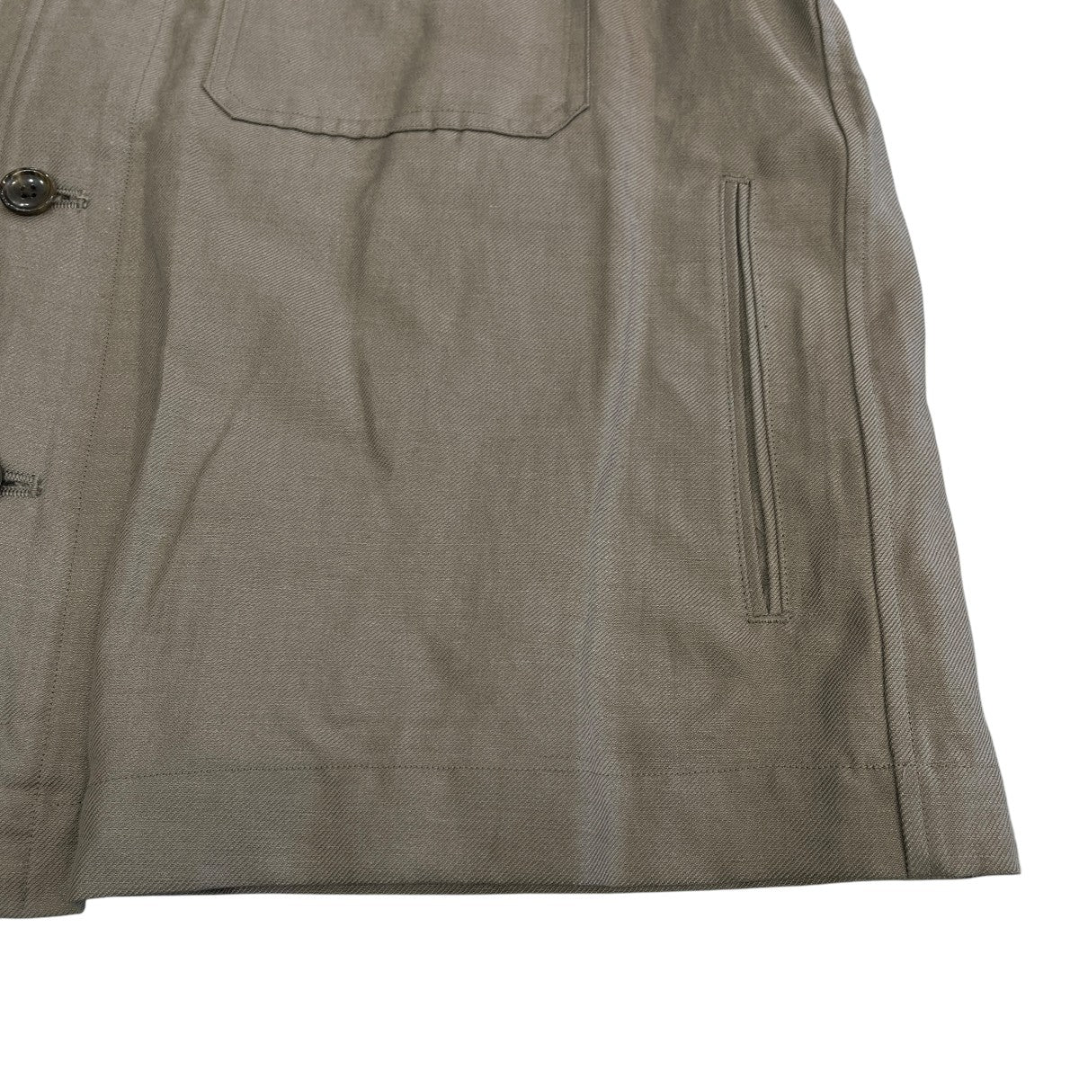 UNITED TOKYO WOOL LINEN CPOブルゾンシャツジャケット135550008 古着・中古-5枚目のアイテム画像