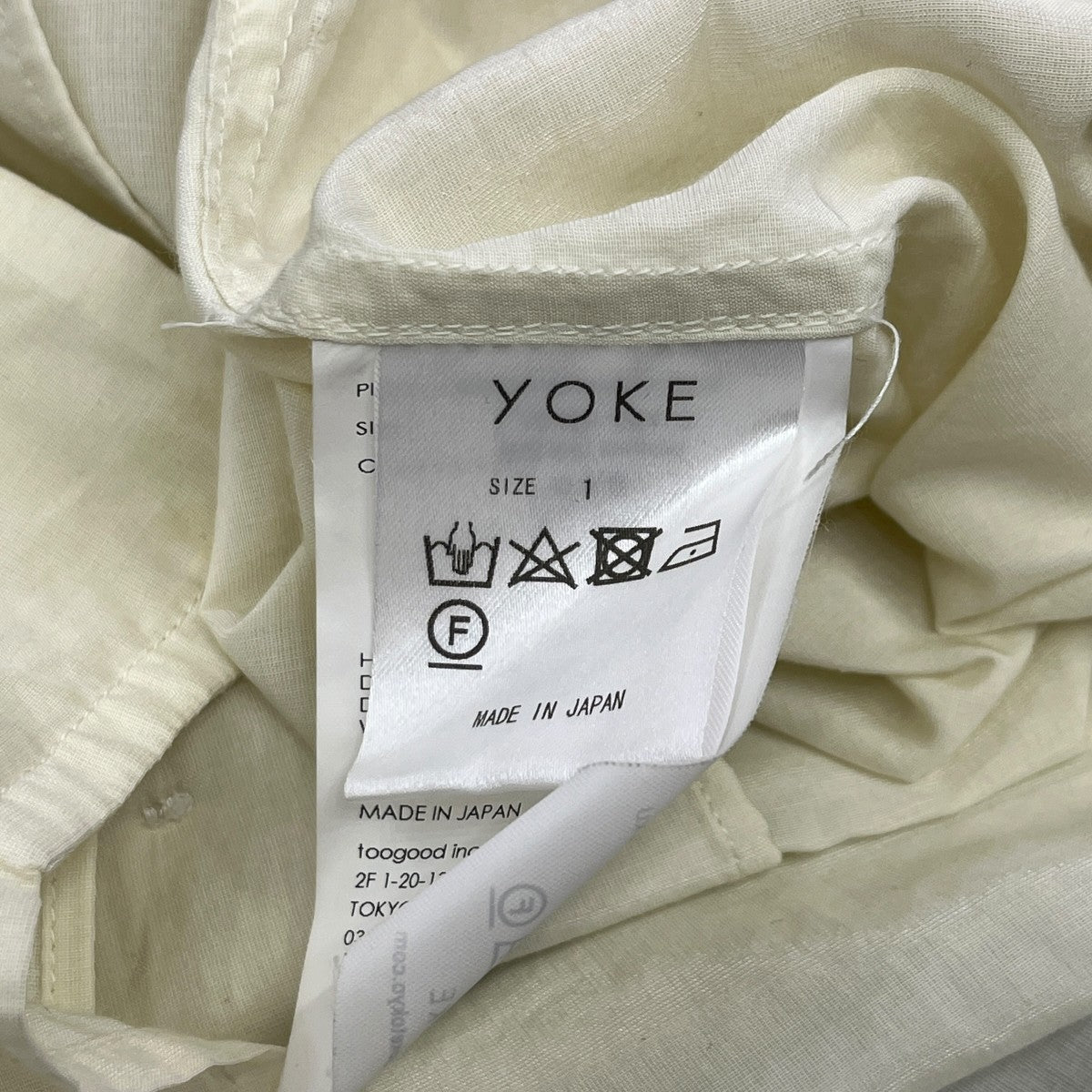 YOKE 25SSEMBROIDAREY OPEN COLLAR SHIRT半袖シャツYK25SS0938SH 古着・中古-6枚目のアイテム画像