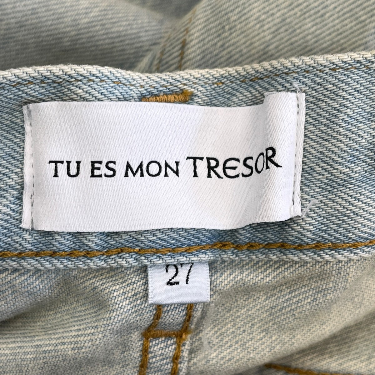 TU ES MON TRESOR The Topaz Jean (7year)デニムパンツTEMT029-7Y 古着・中古-7枚目のアイテム画像