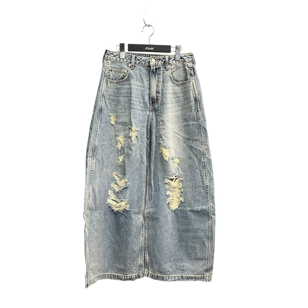 DISTRESSED BAGGY DENIM PANTSデニムパンツ105262031011