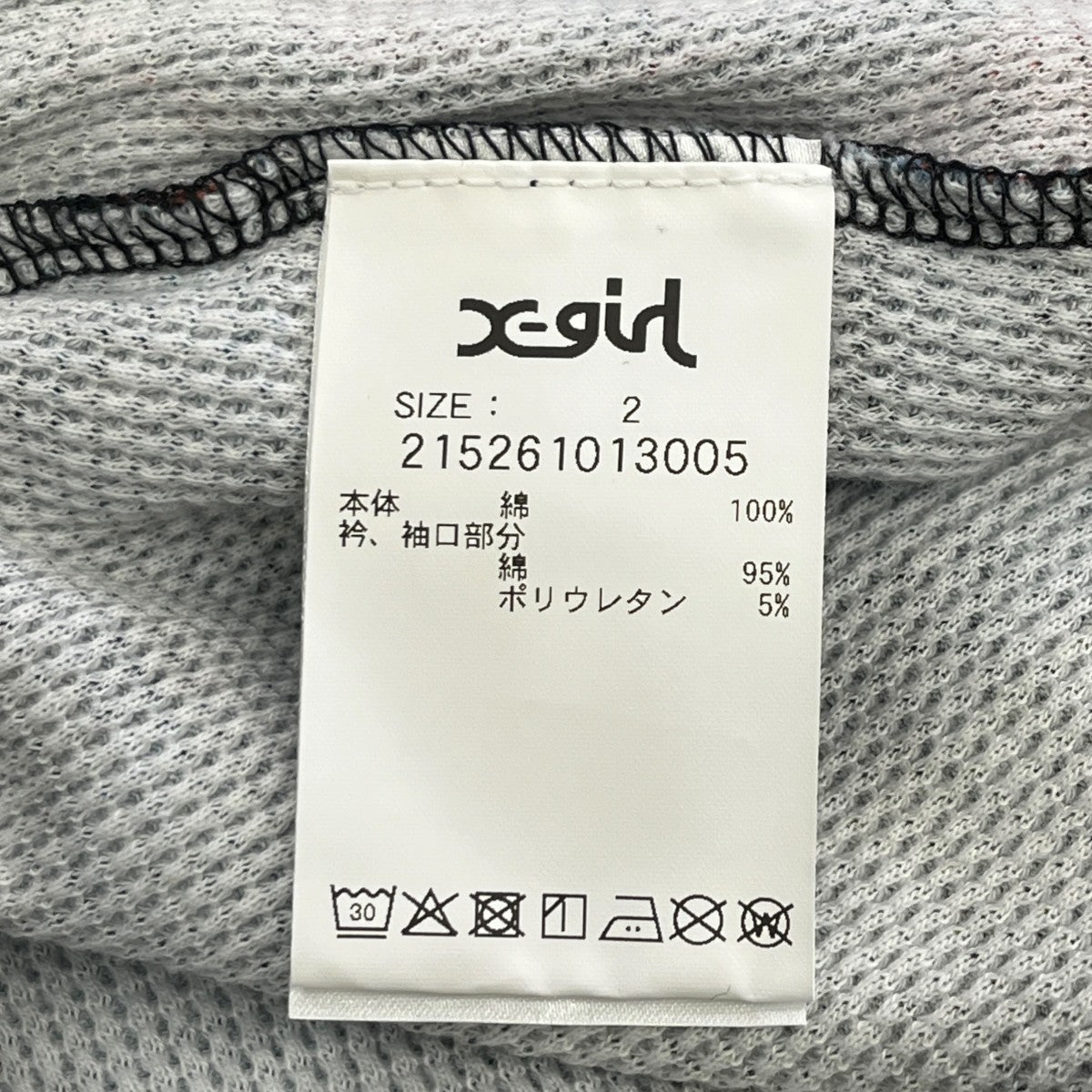 The Girl Thermal L S Tee長袖Tシャツ215261013005