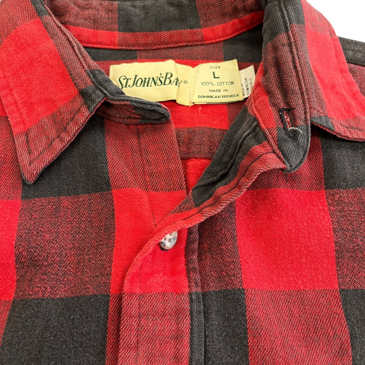 ST JOHN’S BAY ブロックチェックシャツ 古着・中古-7枚目のアイテム画像
