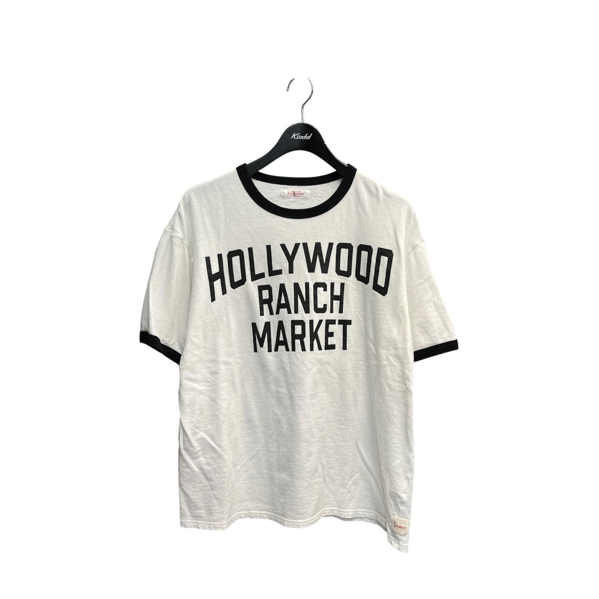 HOLLYWOOD RANCH MARKET ガーゼウラケ HRM プリントリンガーTシャツ半袖カットソー1015842 CS0028 古着・中古-1枚目のアイテム画像