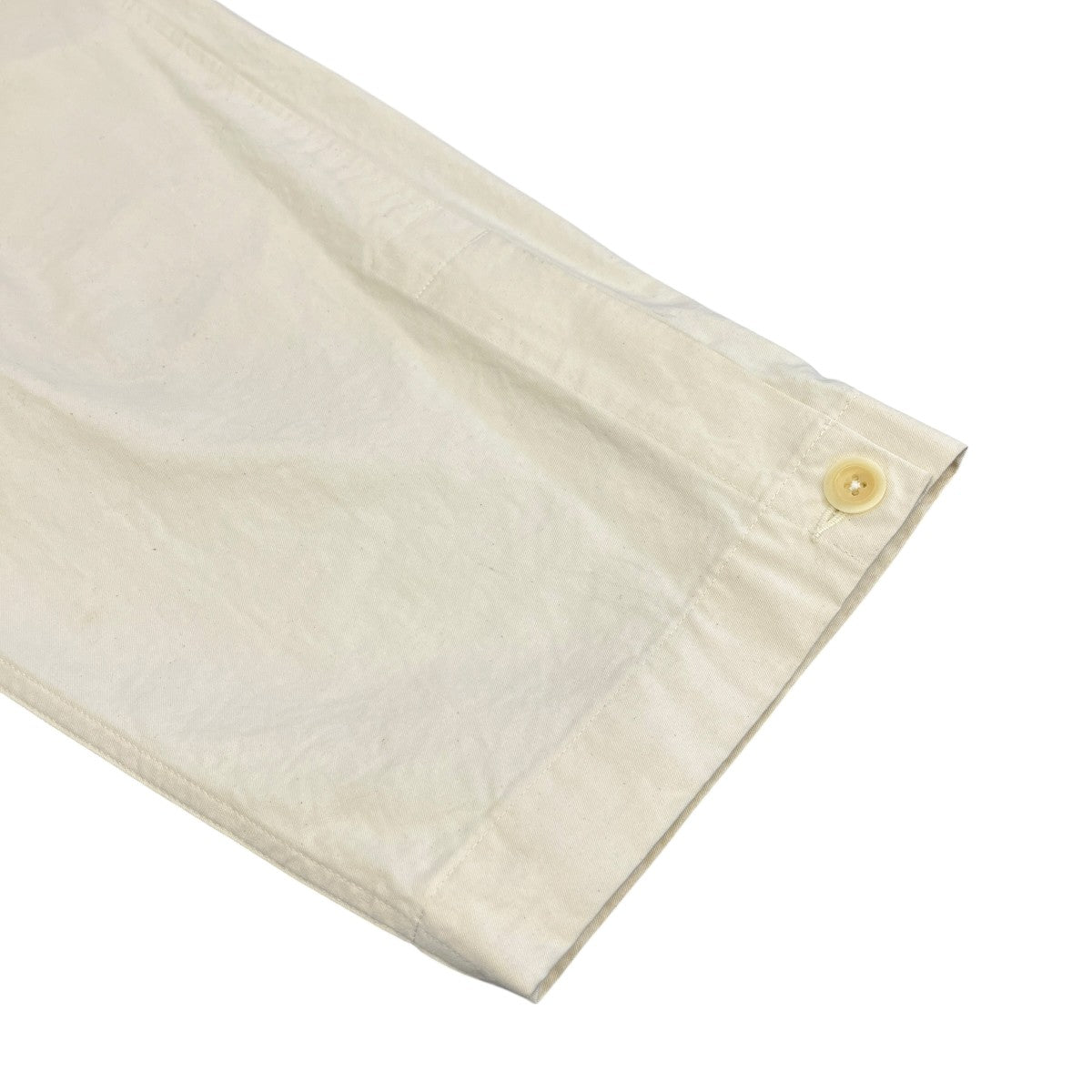 WASHED COMPACT COTTON TROUSERSパンツ595-2143502