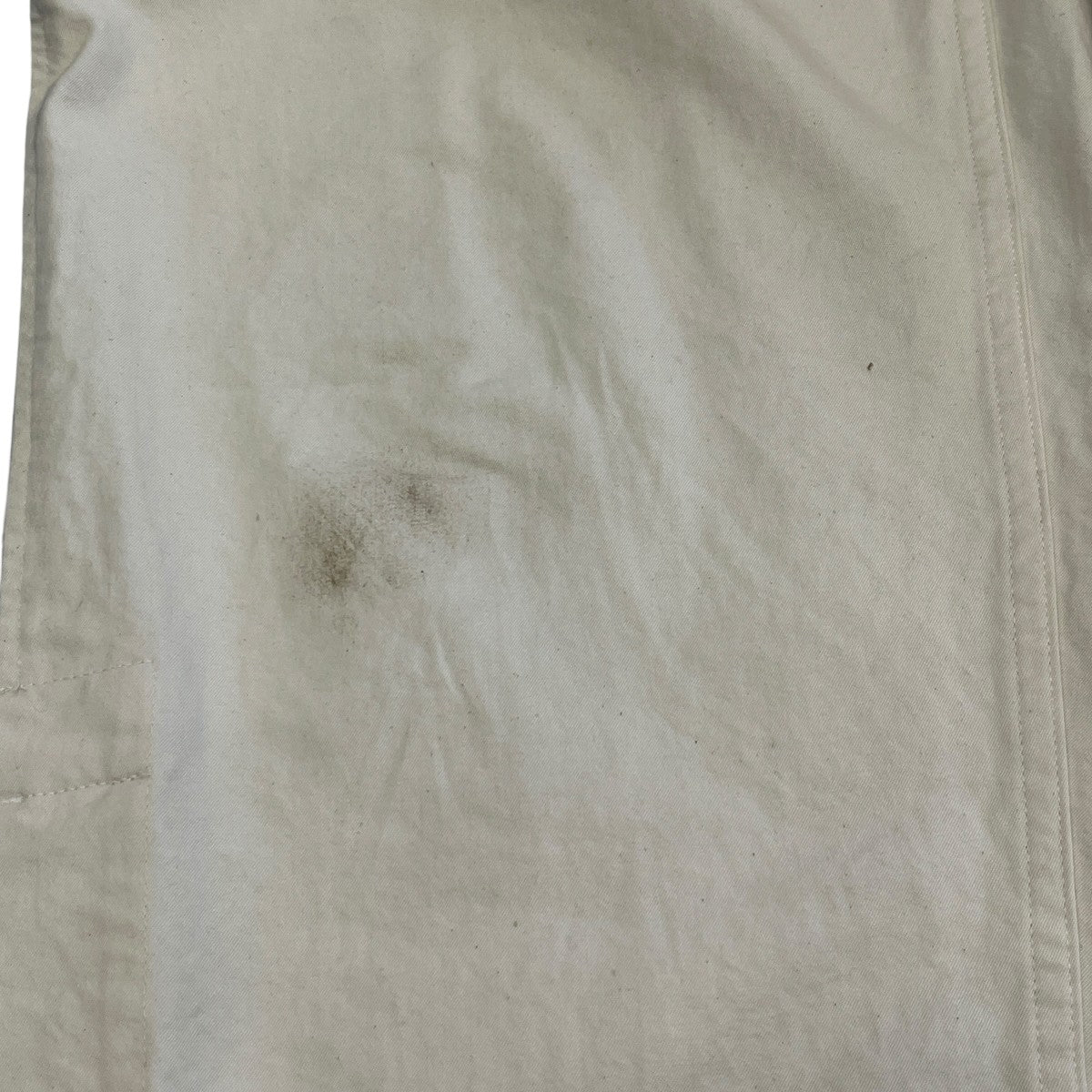 WASHED COMPACT COTTON TROUSERSパンツ595-2143502