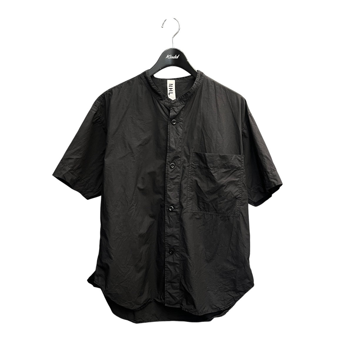 COTTON RAMIE POPLIN SS SHIRT半袖シャツ596-2150517