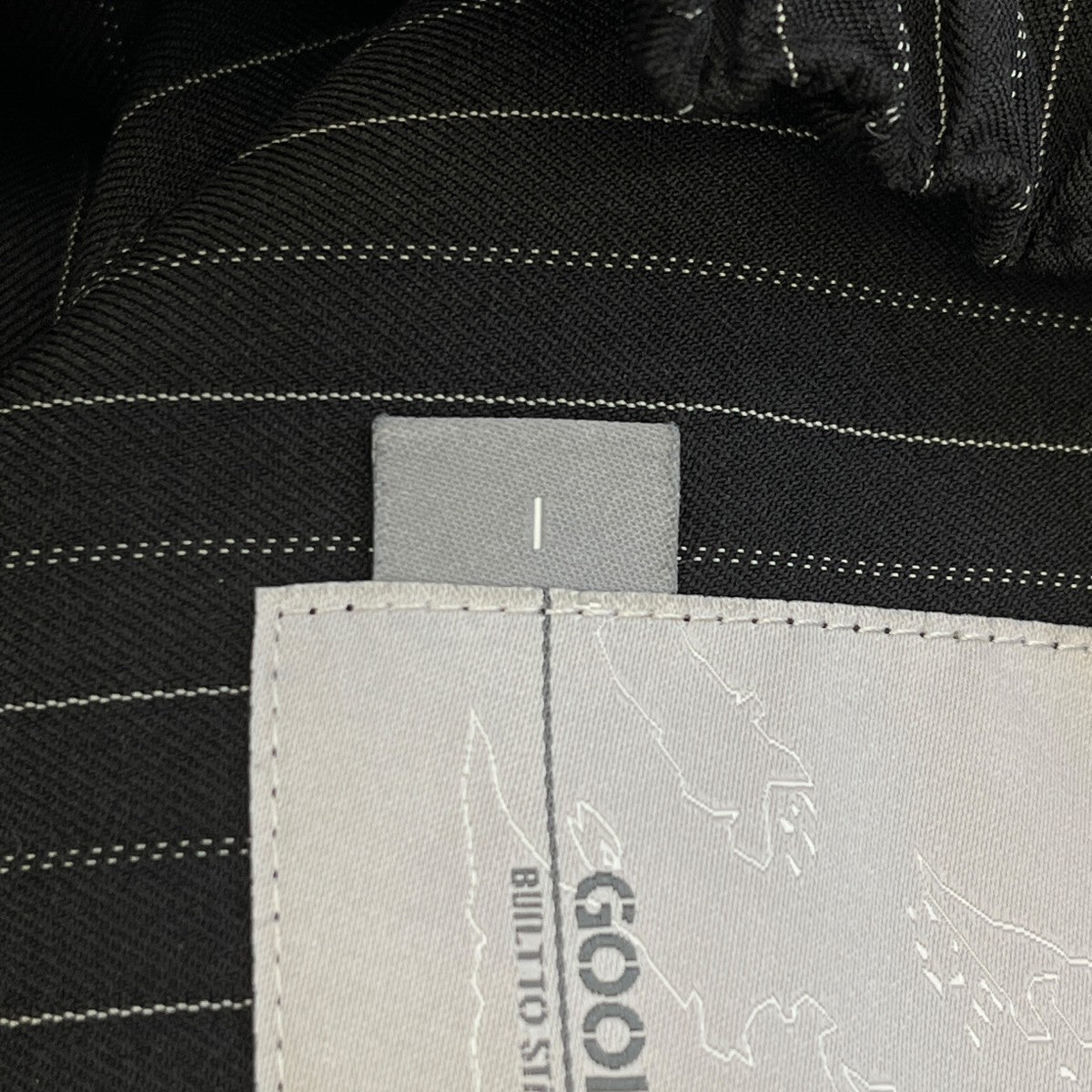 GOOPiMADE “TR-P01“ SOFTBOX Striped Trousers SHADOWパンツ 古着・中古-5枚目のアイテム画像