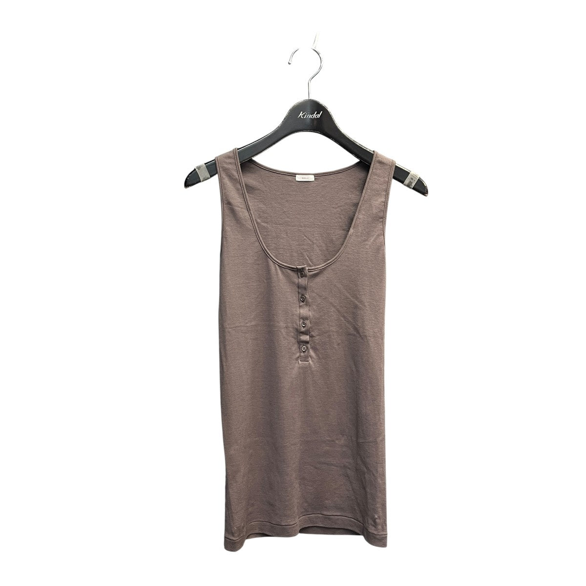 Sea Island Cotton ヘンリーネックノースリーブトップス
