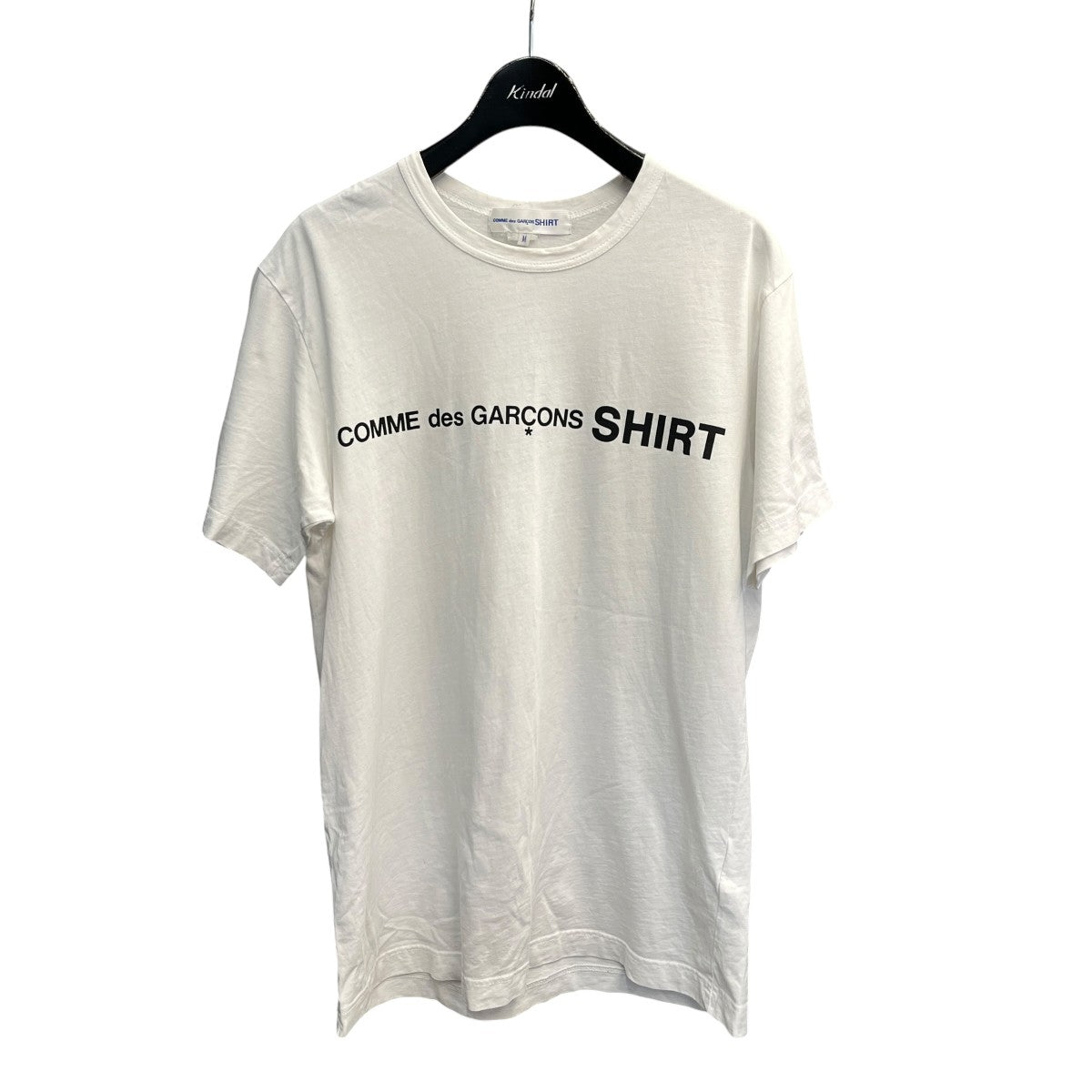 COMME des GARCONS SHIRT cotton jersey plain with front cdg SHIRT logoTシャツW28116 古着・中古-1枚目のアイテム画像