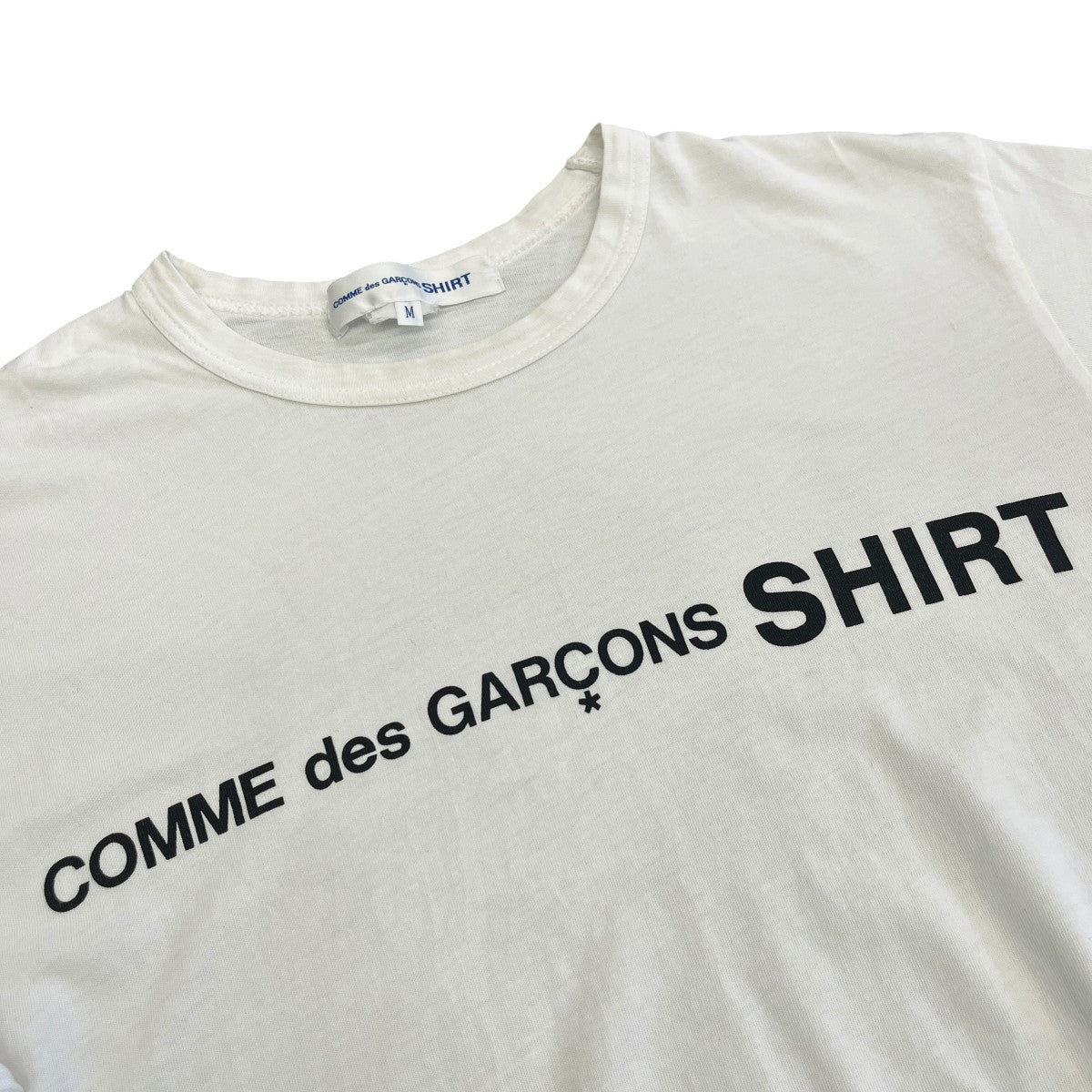 COMME des GARCONS SHIRT cotton jersey plain with front cdg SHIRT logoTシャツW28116 古着・中古-3枚目のアイテム画像