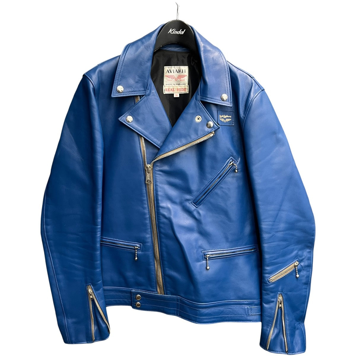 Lewis Leathers CYCLONEダブルライダースジャケット 古着・中古-1枚目のアイテム画像