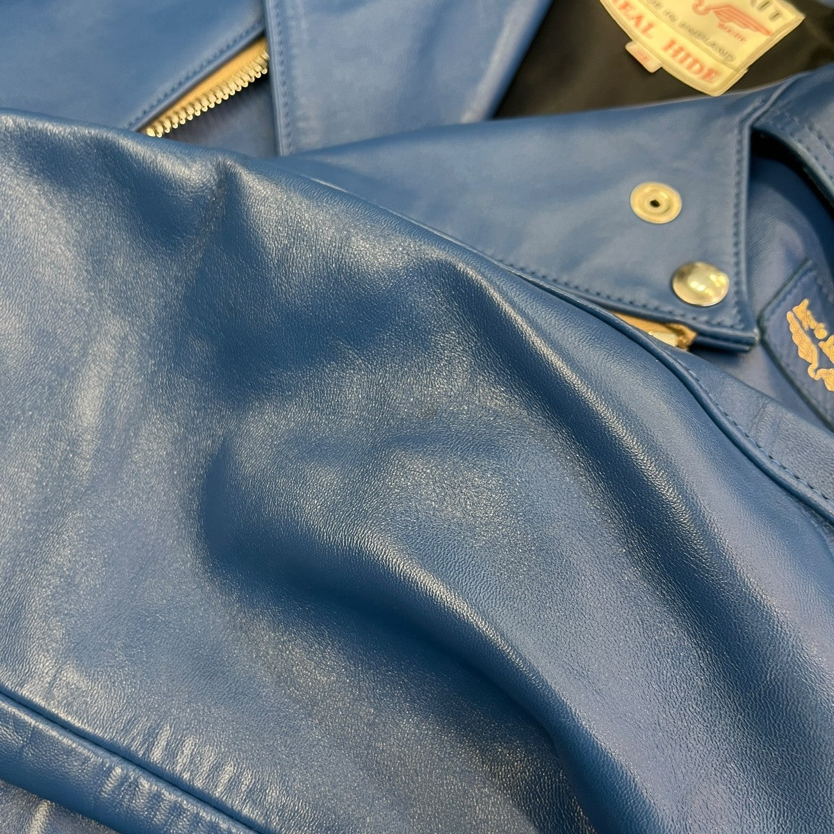Lewis Leathers CYCLONEダブルライダースジャケット 古着・中古-8枚目のアイテム画像