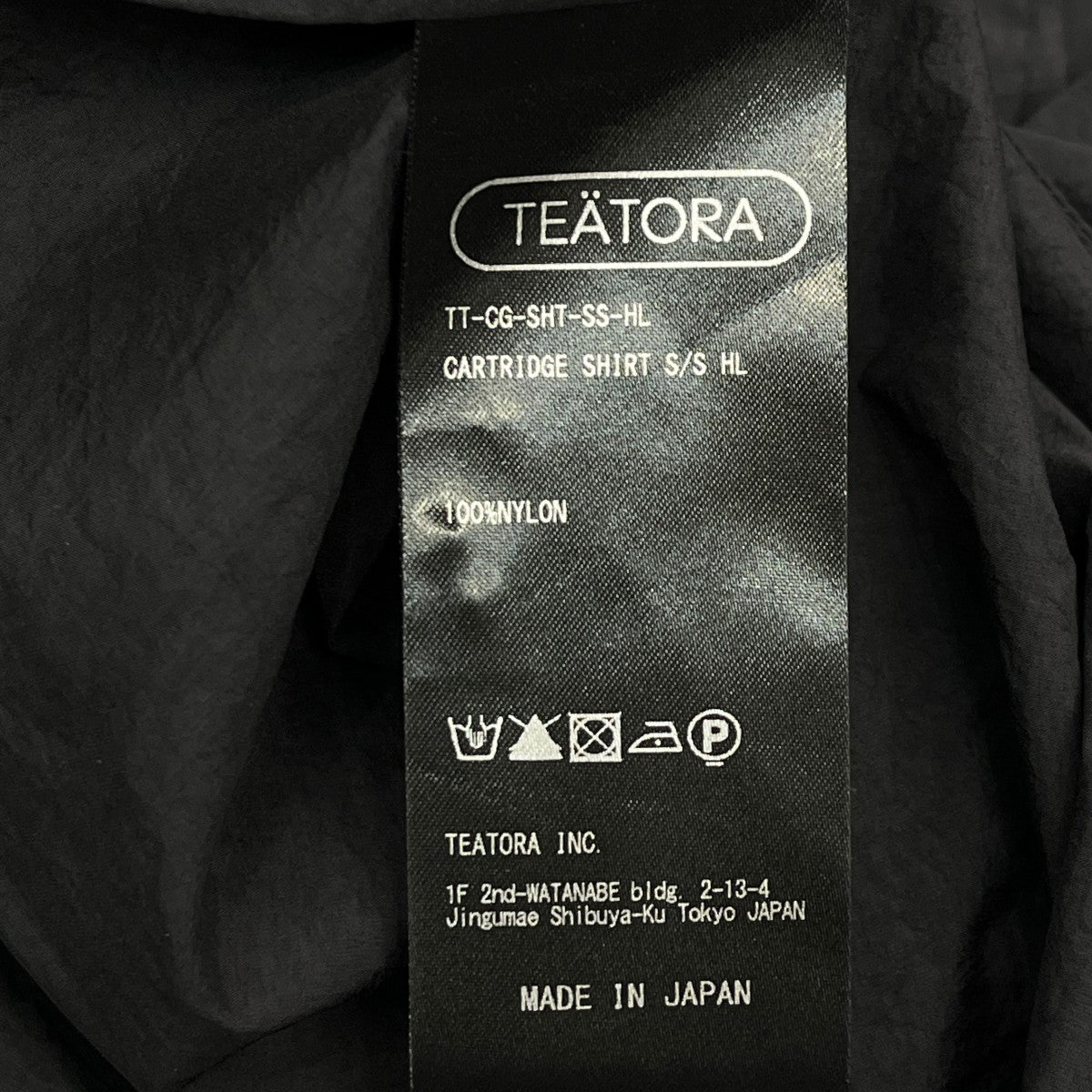CARTRIDGE SHIRT S S HL半袖シャツTT-CG-SHT-SS-HL