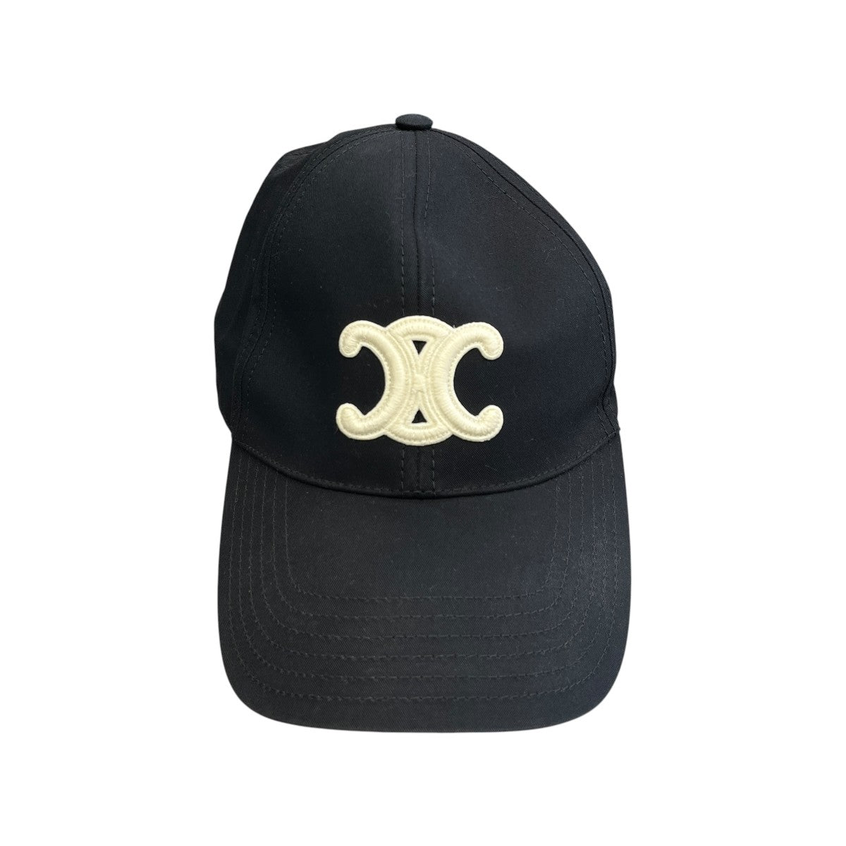 CELINE トリオンフ ベースボールキャップ コットンキャップ2AUT6969P.38NO 古着・中古-3枚目のアイテム画像