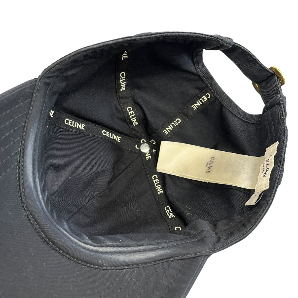 CELINE トリオンフ ベースボールキャップ コットンキャップ2AUT6969P.38NO 古着・中古-5枚目のアイテム画像