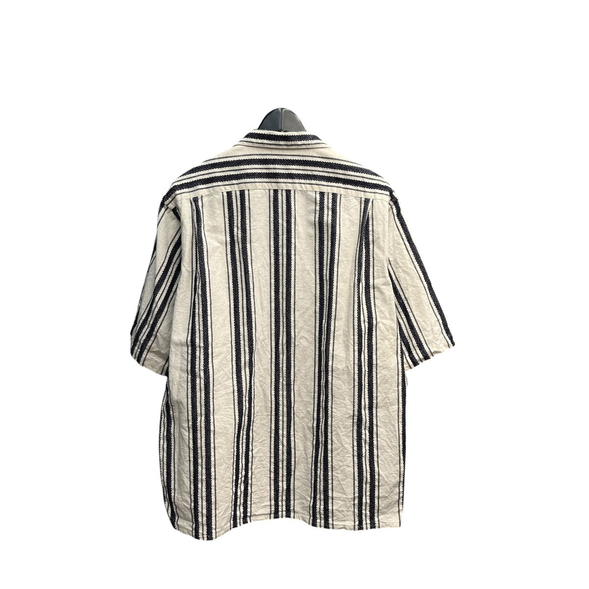 STRIPE OPEN COLLAR SHIRTS半袖シャツ21-01-0158-563