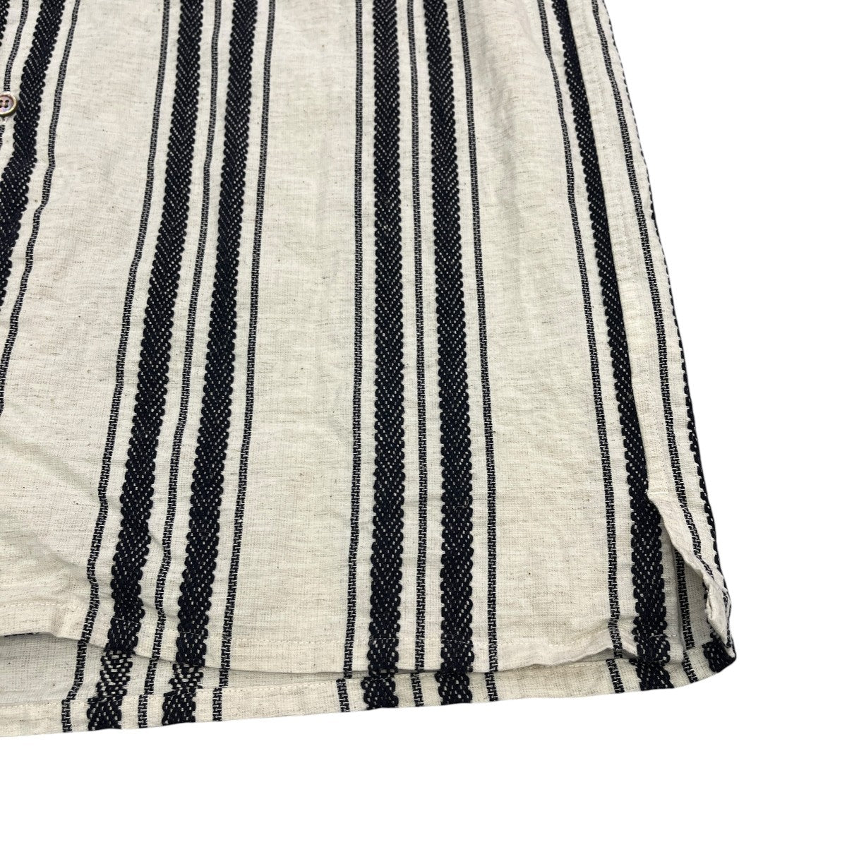 STRIPE OPEN COLLAR SHIRTS半袖シャツ21-01-0158-563