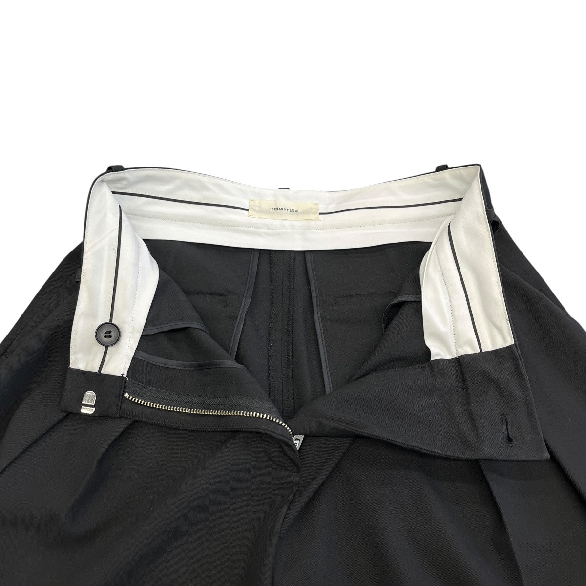 TODAYFUL Twill Wide Trousersスラックス12510707 古着・中古-3枚目のアイテム画像
