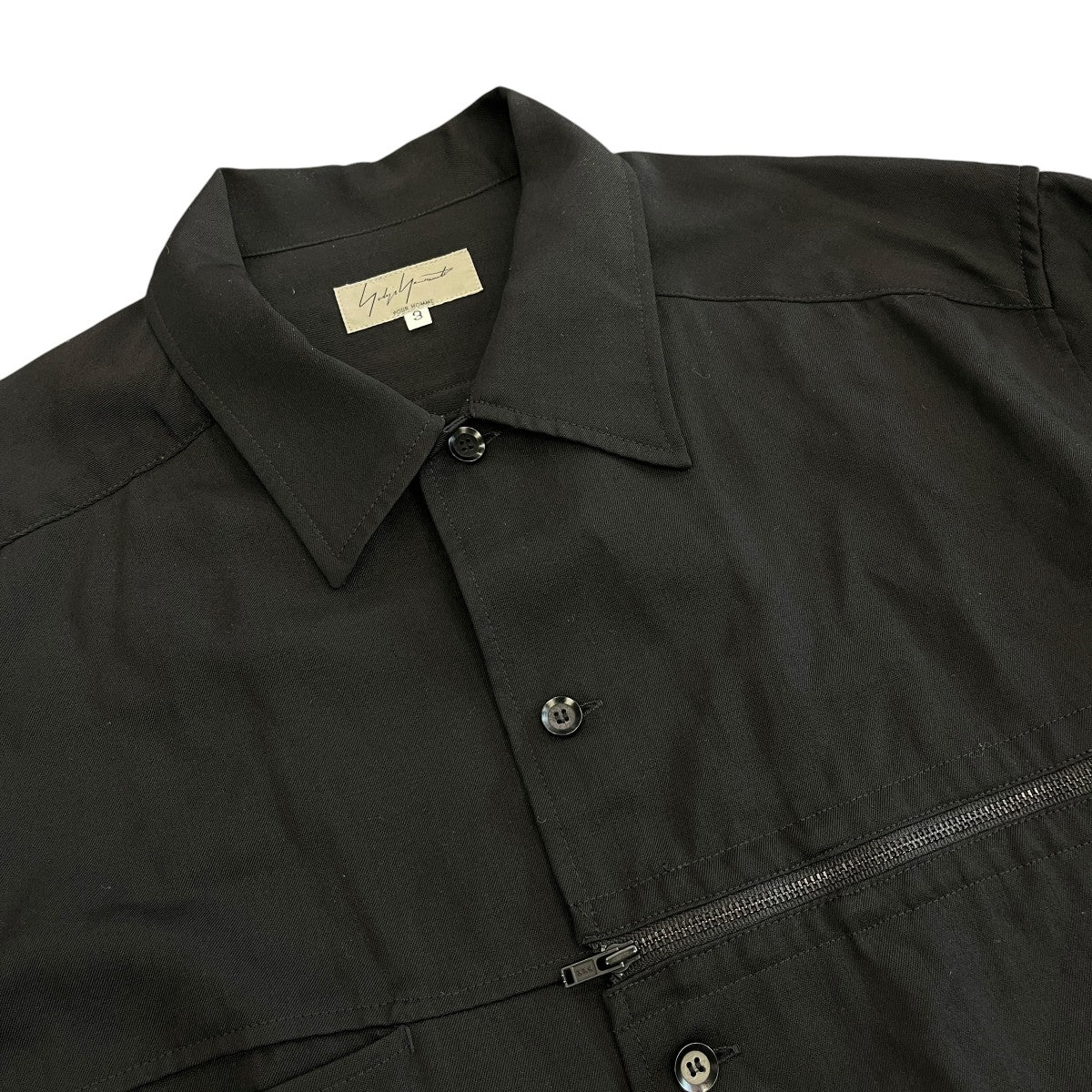 Yohji Yamamoto pour homme シャツジャケットHF-B36-169 古着・中古-3枚目のアイテム画像