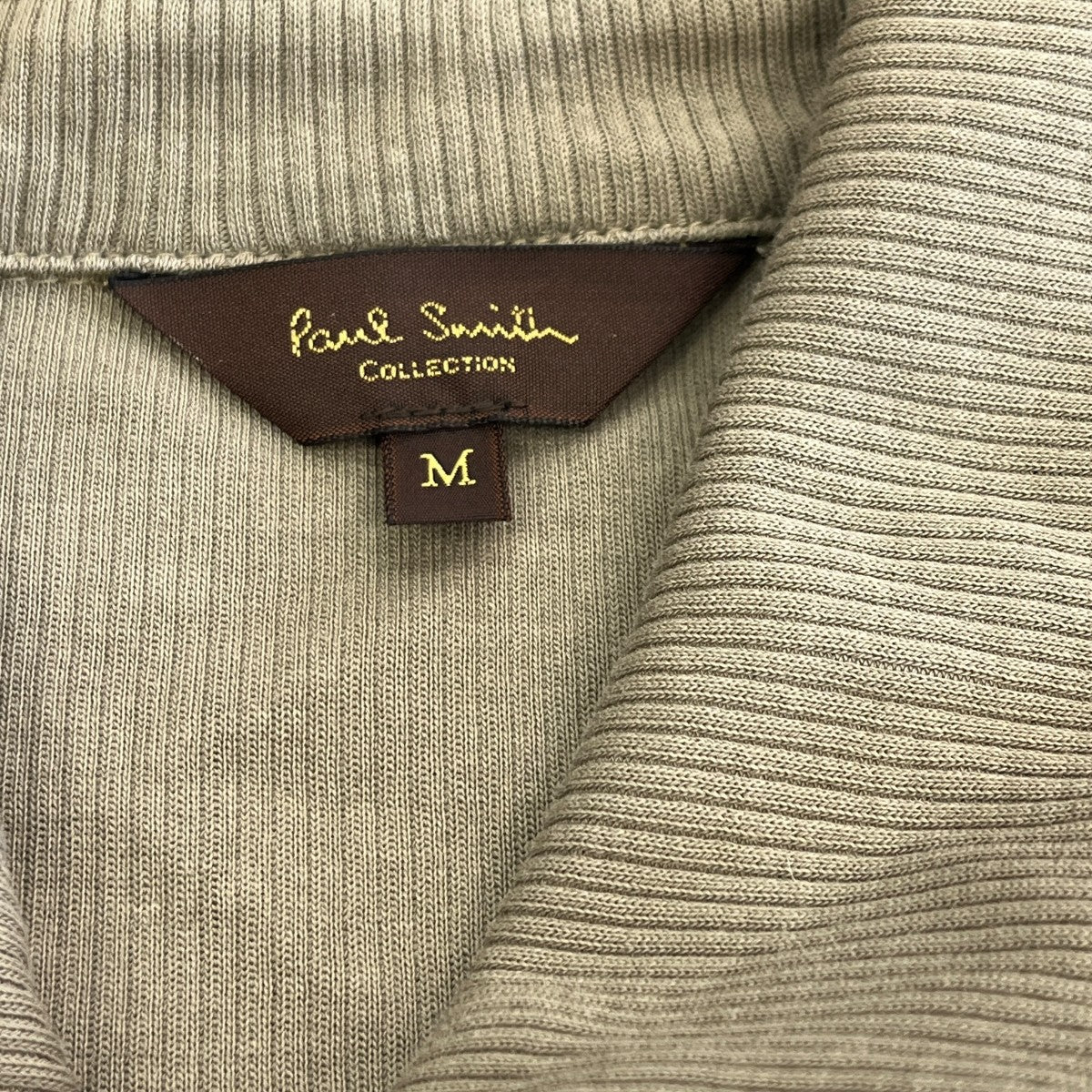 Paul Smith COLLECTION リブコットンジャージ シャツ半袖ニットシャツ124306 J2205 古着・中古-8枚目のアイテム画像