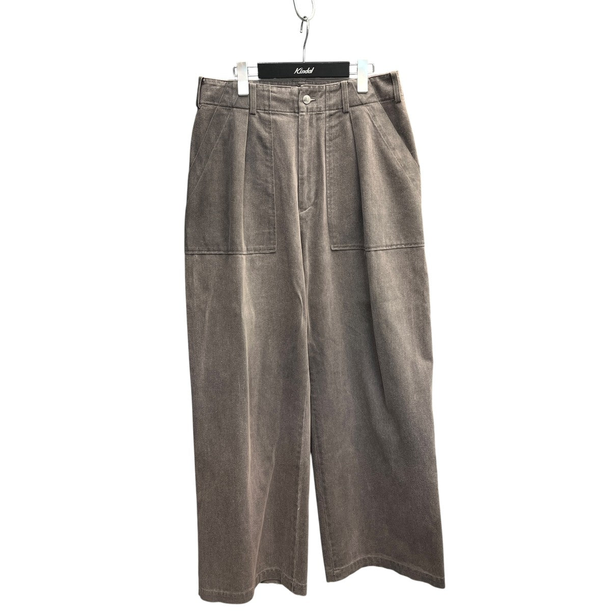 YOKE 25SSCOTTON 1TUCK WIDE-LEG BAKER PANTSデニムパンツYK25SS0926P 古着・中古-1枚目のアイテム画像